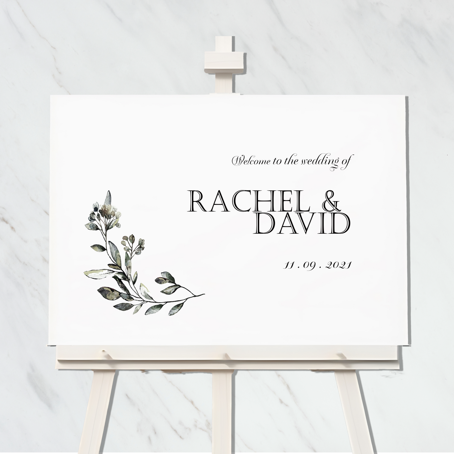 Black Tie collection - Welcome sign #2