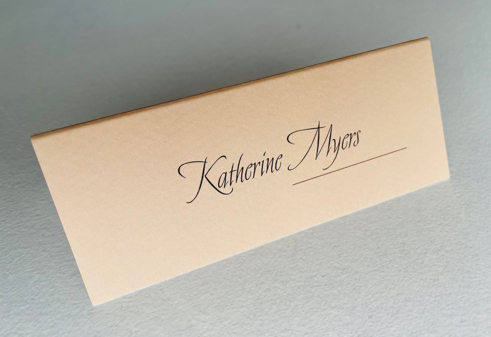 Classic place card