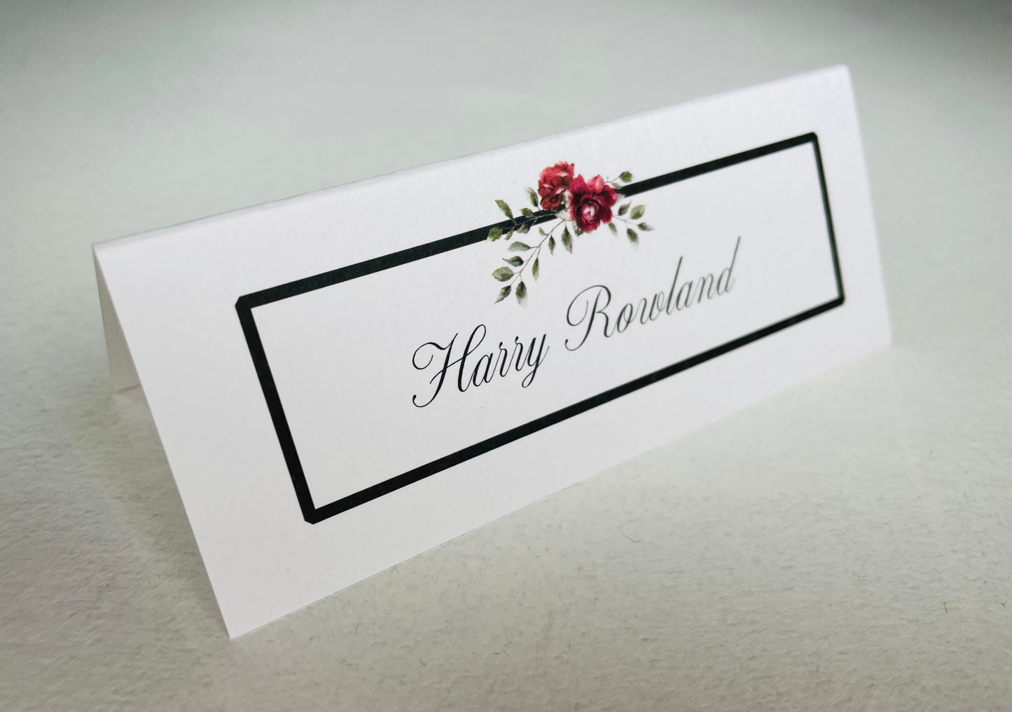 Vintage Rose place card