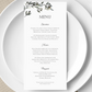 Wedding menu - Black Tie collection