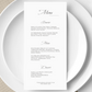 Wedding menu - Classic collection