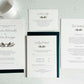 Grey Simplicity Wedding Invitation suite