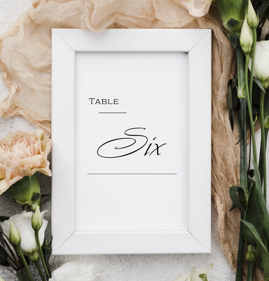 Classic Collection - Table numbers