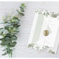 Elegant Greenery wedding invitation