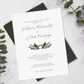 Grey Simplicity Wedding Invitation