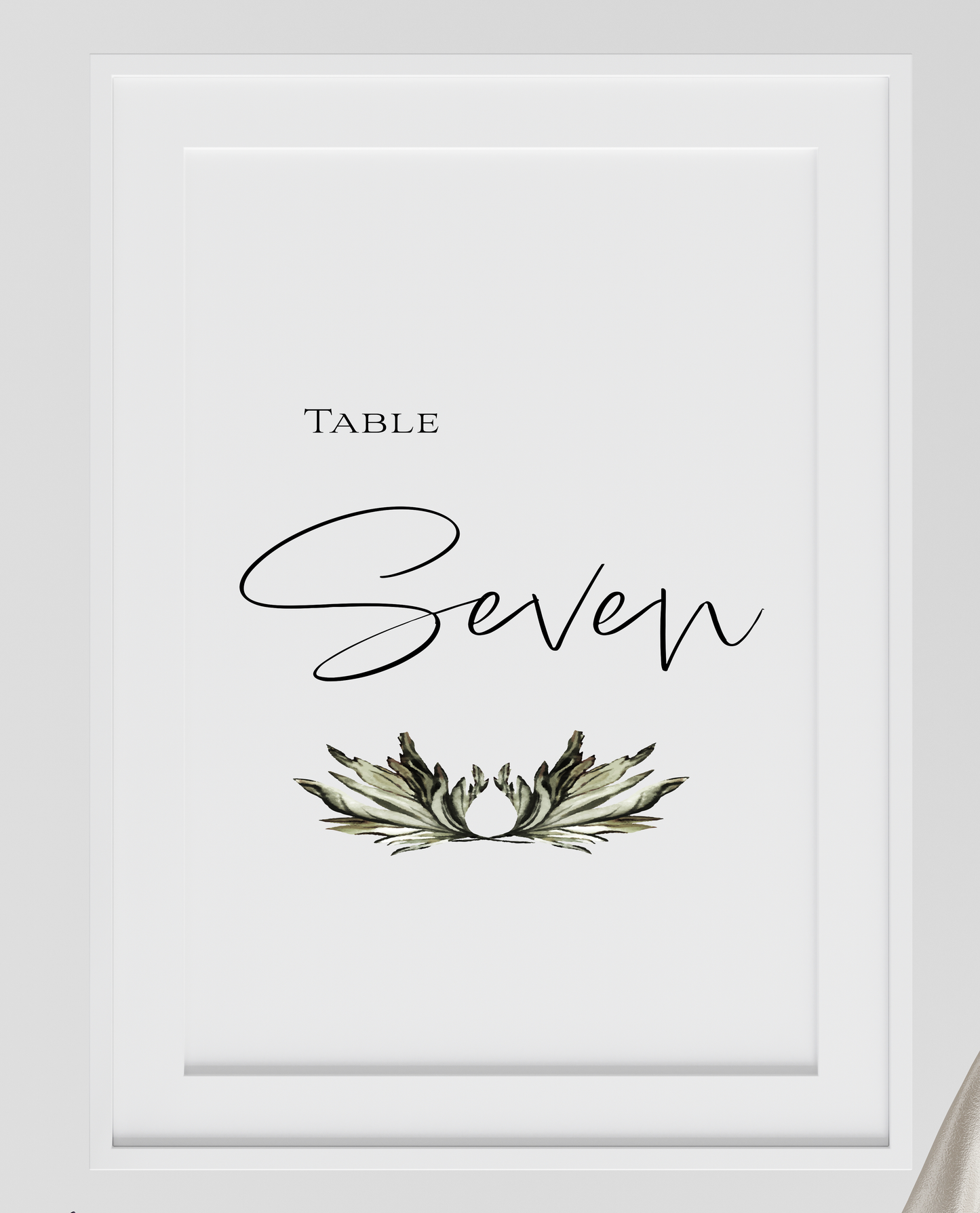 Grey Simplicity Collection - Table numbers