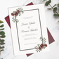 Vintage Rose Wedding Invitation