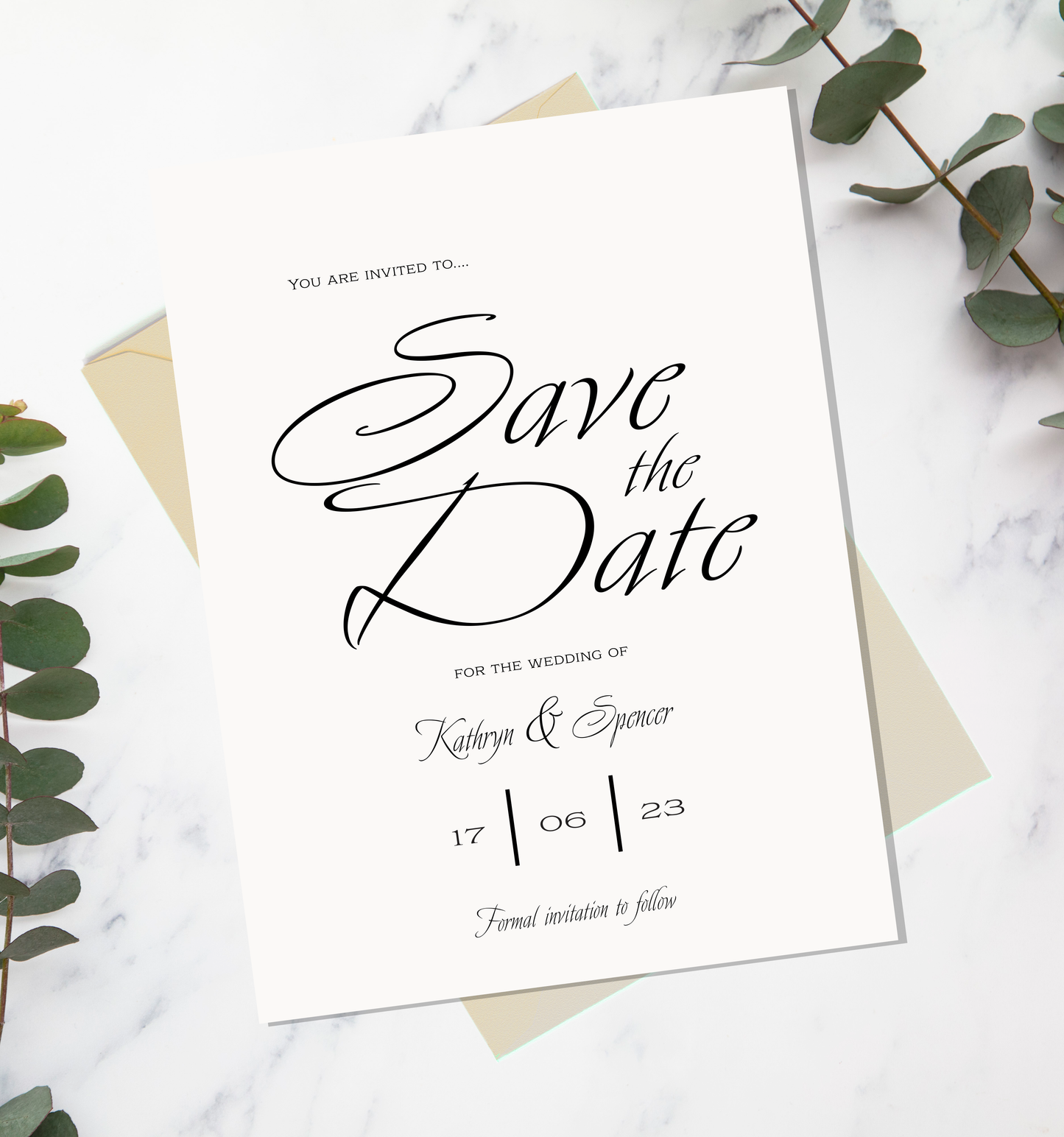 Classic Save the Date